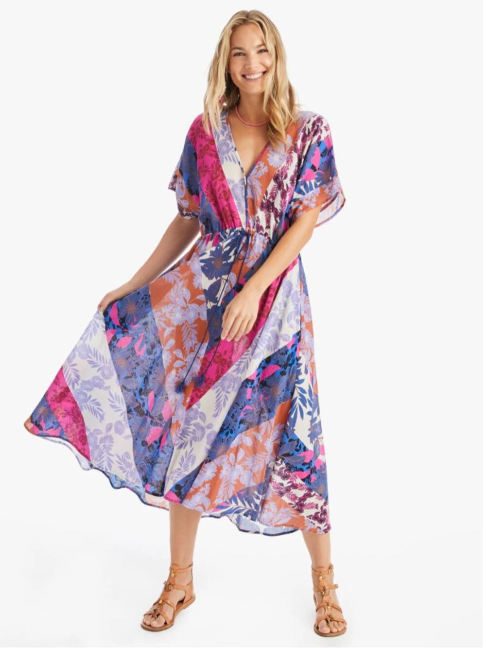 XIRENA Grayson Dress in Pinks Size Small